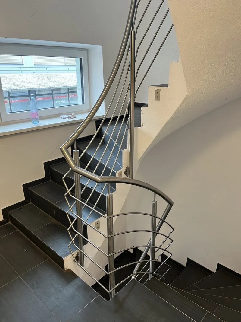 Edelstahltreppe